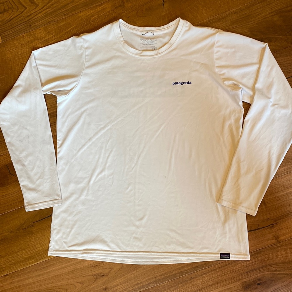 Patagonia, Capilene Cool Daily, long sleeve, large, woman’s, sun shirt 50+ UPF